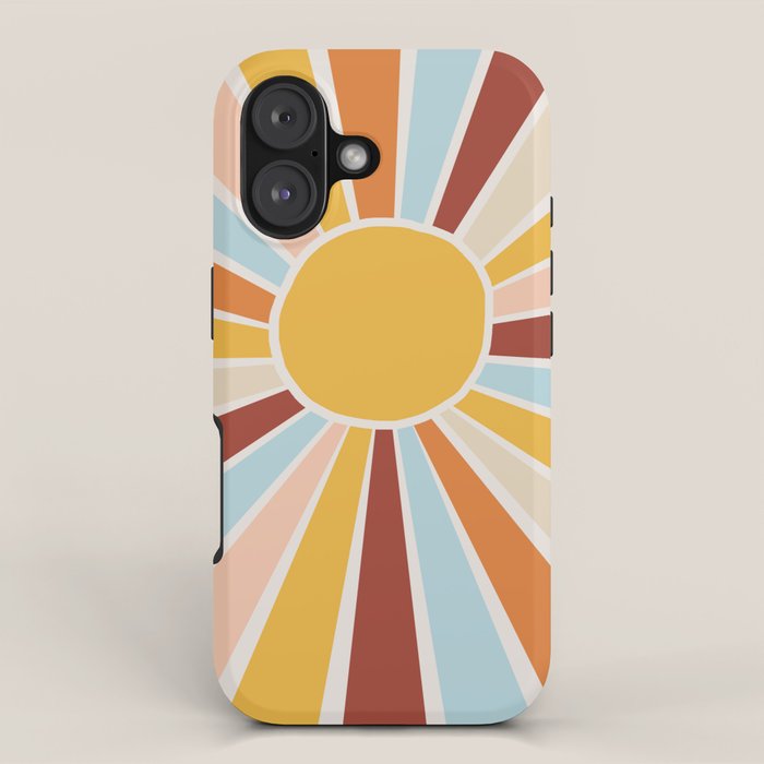 Retro Sunrise iPhone Case Gallery Image 1