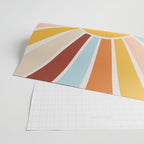 Retro Sunrise Wrapping Paper Gallery Image 2