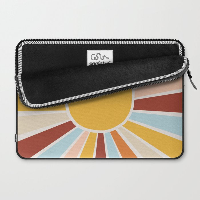 Retro Sunrise Laptop Sleeve Gallery Image 2