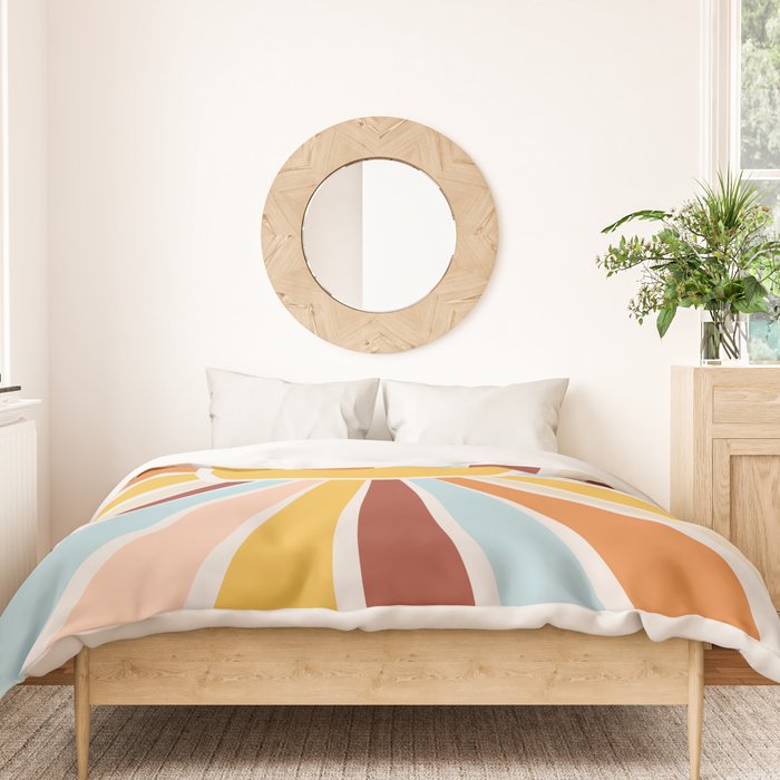 Retro Sunrise Duvet Cover Gallery Image 3