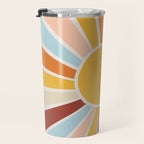 Retro Sunrise Travel Mug Gallery Image 3