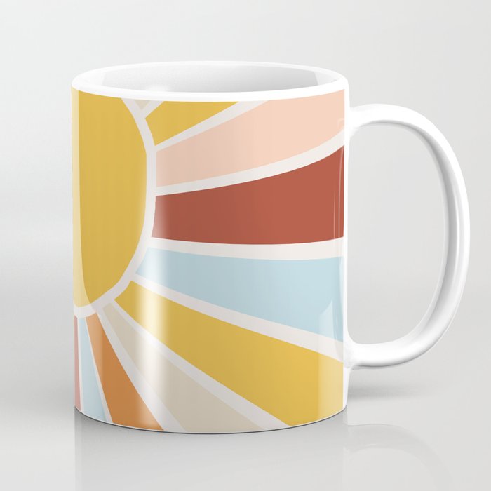 Retro Sunrise Coffee Mug Gallery Image 1