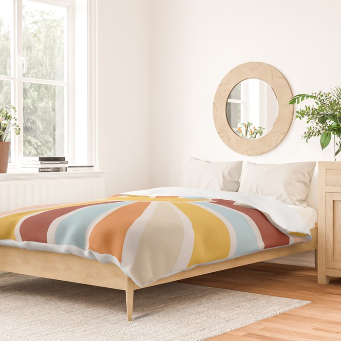 Retro Sunrise Duvet Cover Gallery Image 2