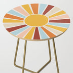 Retro Sunrise Side Table Gallery Image 2