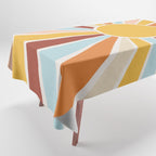 Retro Sunrise Tablecloth Gallery Image 1
