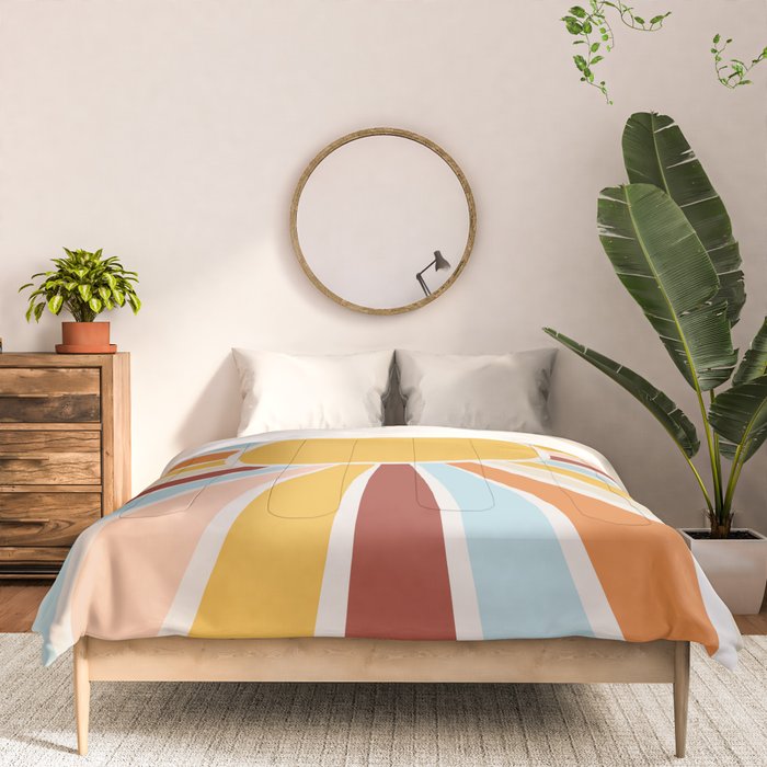 Retro Sunrise Comforter Gallery Image 3