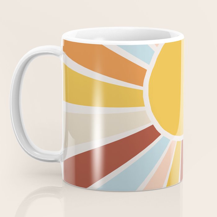 Retro Sunrise Coffee Mug Gallery Image 3