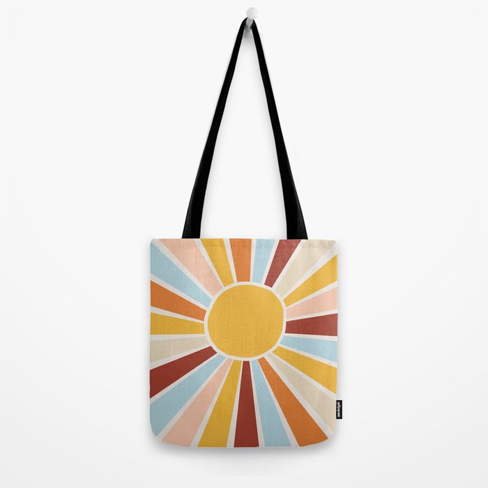 Retro Sunrise Tote Bag Gallery Image 2