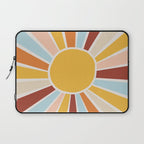 Retro Sunrise Laptop Sleeve Gallery Image 1