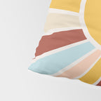 Retro Sunrise Pillow Sham Gallery Image 4