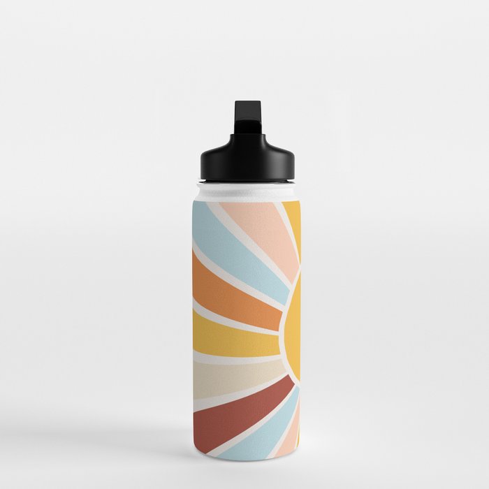 Retro Sunrise Water Bottle Gallery Image 3