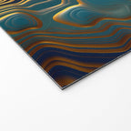 Peacock Ocean Welcome Mat Gallery Image 2