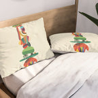 Totem - balanced pebbles Pillow Sham Gallery Image 2