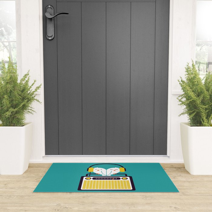 Radio Mode Love Welcome Mat Gallery Image 3