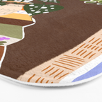 Orange Tree Blue Sky Bath Mat Gallery Image 3
