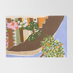 Orange Tree Blue Sky Rug Gallery Image 2