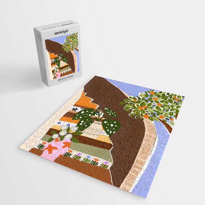 Orange Tree Blue Sky Jigsaw Puzzle Gallery Image 2