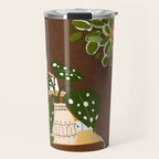 Orange Tree Blue Sky Travel Mug Gallery Image 1