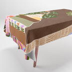 Orange Tree Blue Sky Tablecloth Gallery Image 1