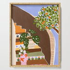 Orange Tree Blue Sky Serving Tray Gallery Image 1