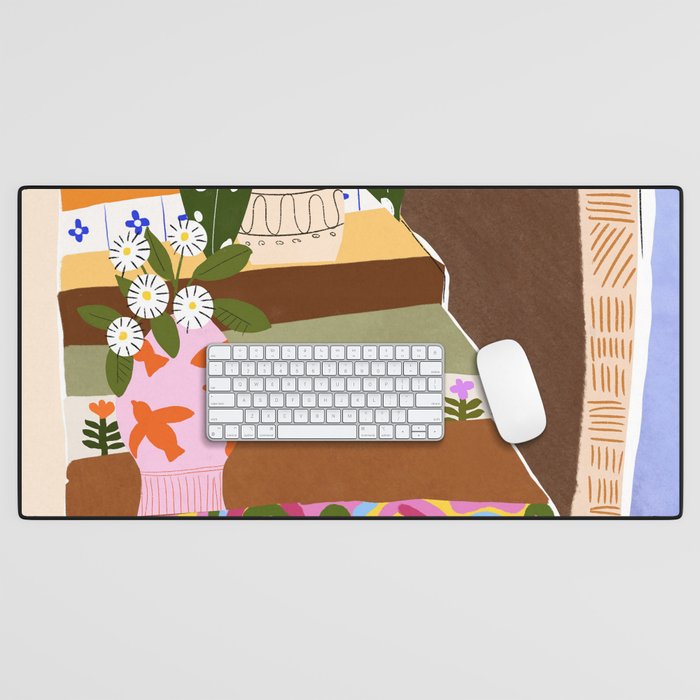Orange Tree Blue Sky Desk Mat Gallery Image 1