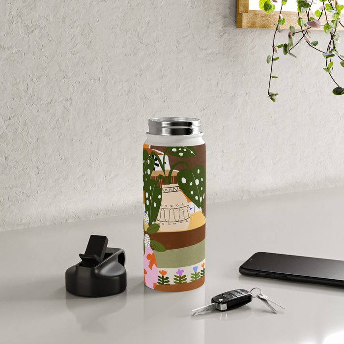 Orange Tree Blue Sky Water Bottle Gallery Image 4