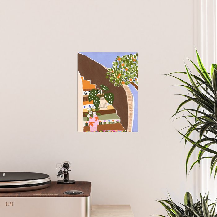 Orange Tree Blue Sky Poster Gallery Image 2