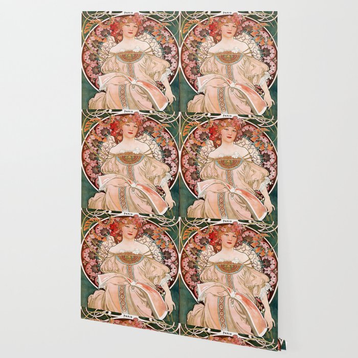 Alphonse Mucha F. Champenois Imprimeur-Éditeur  Wallpaper Gallery Image 2