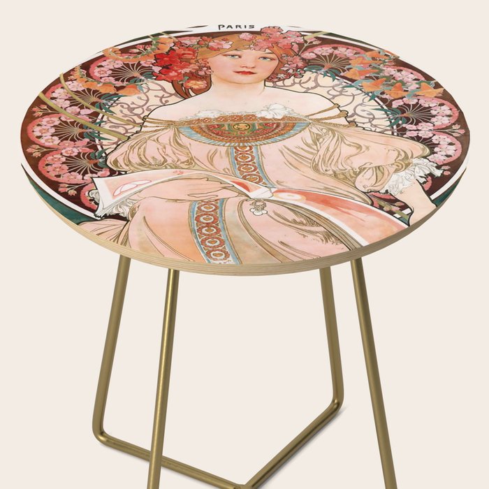 Alphonse Mucha F. Champenois Imprimeur-Éditeur  Side Table Gallery Image 2