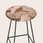 Alphonse Mucha F. Champenois Imprimeur-Éditeur  Stool Gallery Image 2