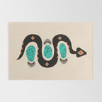 Southwestern Slither in Black Rug Gallery Image 2