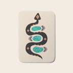 Southwestern Slither in Black Bath Mat Gallery Image 1