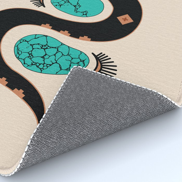 Southwestern Slither in Black Rug Gallery Image 4
