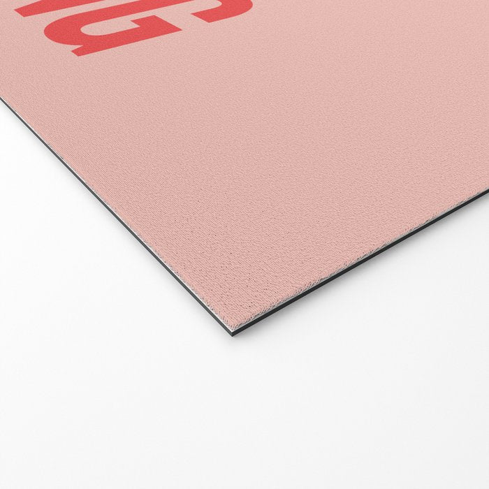 Surely Not Everybody Was Kung Fu Fighting, Funny Quote Welcome Mat Gallery Image 2