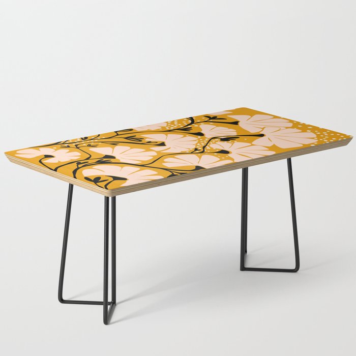 Ever blooming good vibes mustard yellow Coffee Table Gallery Image 1