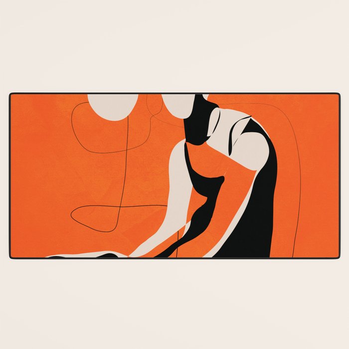 Abstract Woman Body 2  Desk Mat Gallery Image 3