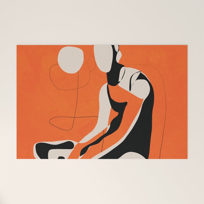Abstract Woman Body 2  Welcome Mat Gallery Image 1