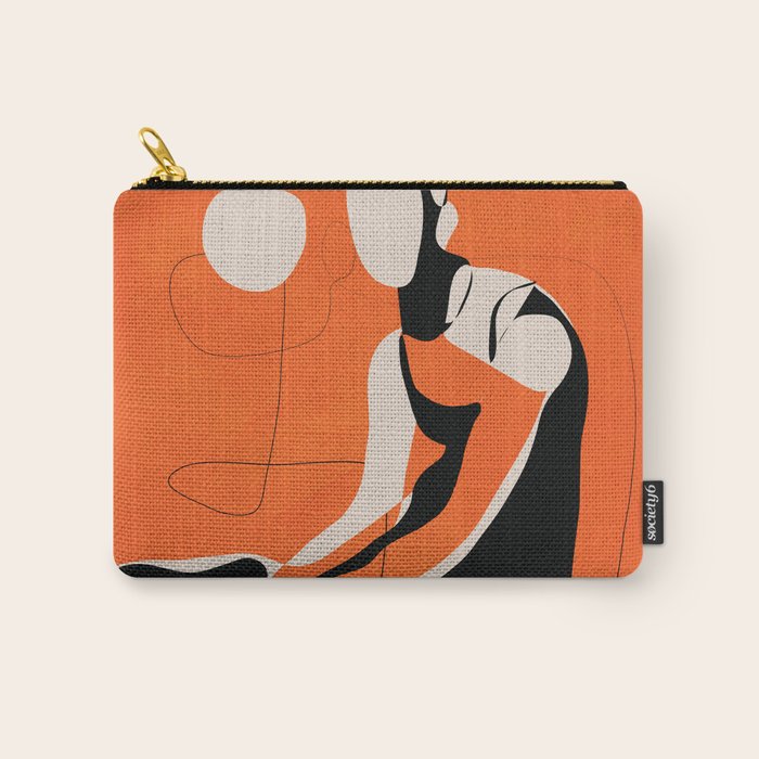 Abstract Woman Body 2  Carry All Pouch Gallery Image 1