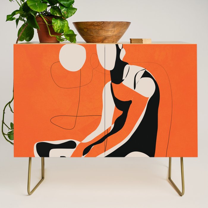 Abstract Woman Body 2  Credenza Gallery Image 1
