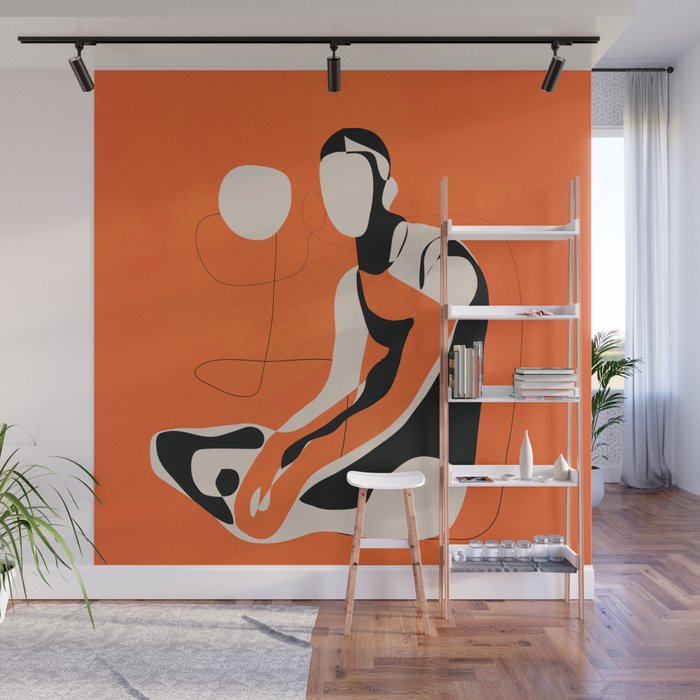 Abstract Woman Body 2  Wall Mural Gallery Image 1
