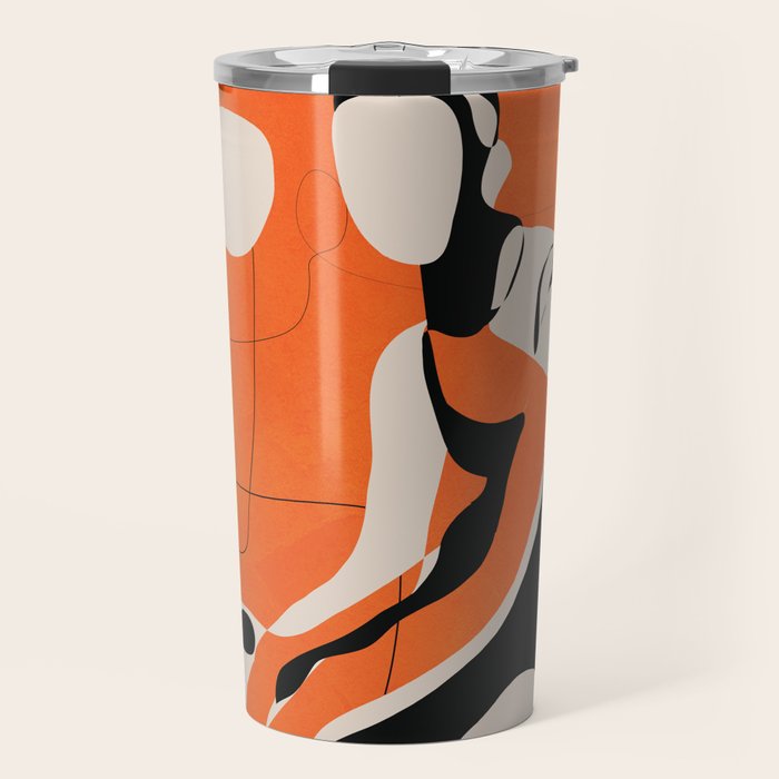 Abstract Woman Body 2  Travel Mug Gallery Image 1