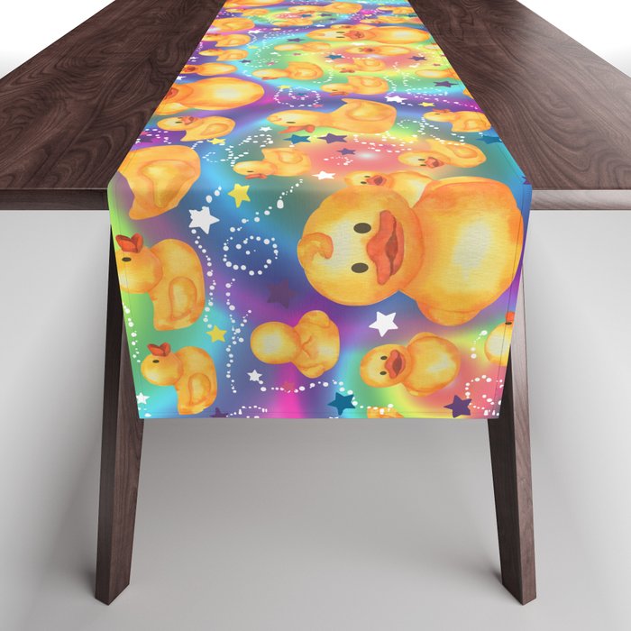 Rainbows and Ducks Table Runner Gallery Image 1