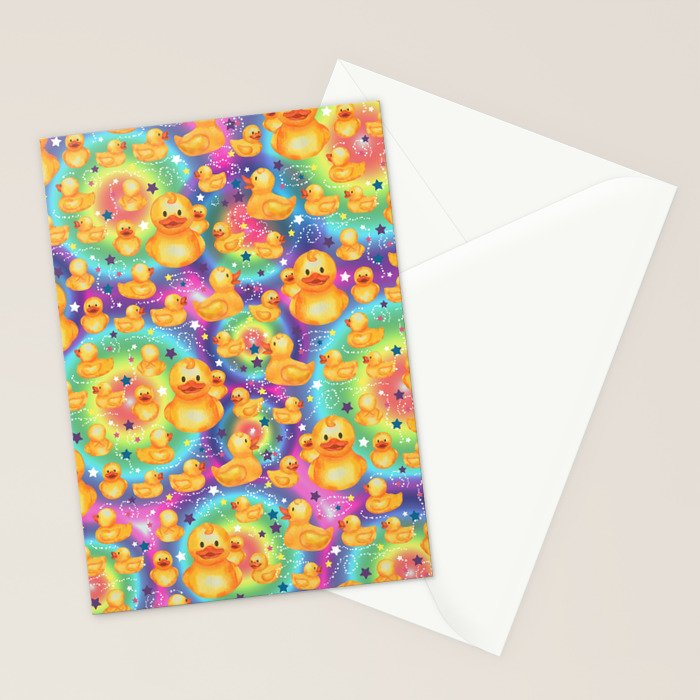 Rainbows and Ducks Stationery Card Gallery Image 2