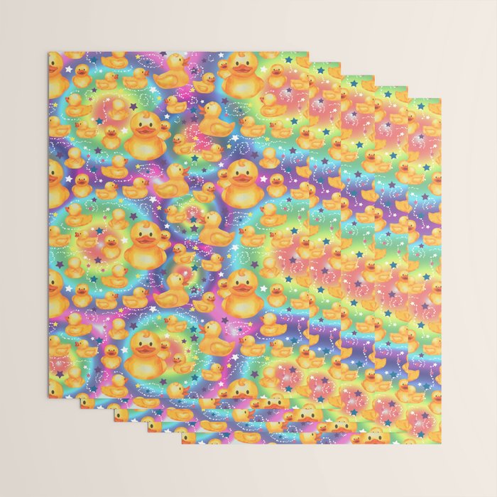 Rainbows and Ducks Wrapping Paper Gallery Image 3