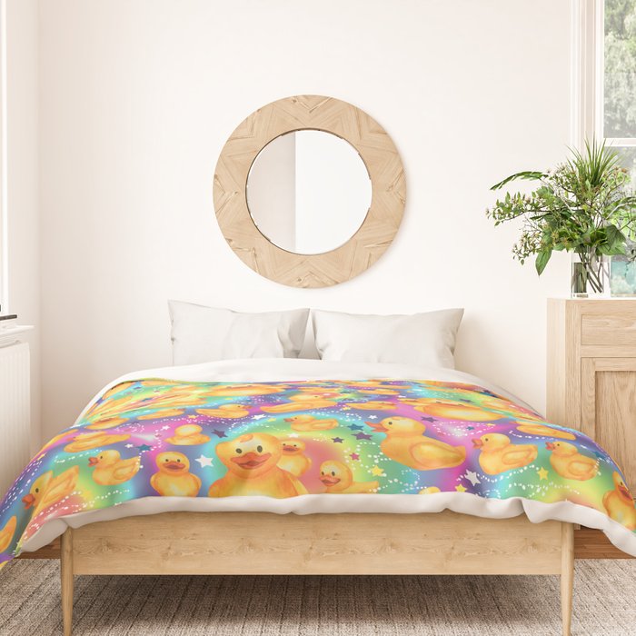 Rainbows and Ducks Duvet Cover Gallery Image 3
