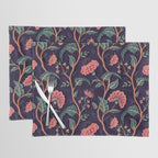 Indienne Vine - Deep Coral  Placemat Gallery Image 1