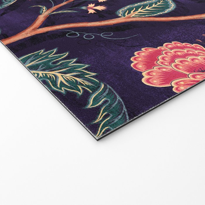 Indienne Vine - Deep Coral  Welcome Mat Gallery Image 2