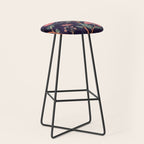 Indienne Vine - Deep Coral  Stool Gallery Image 1