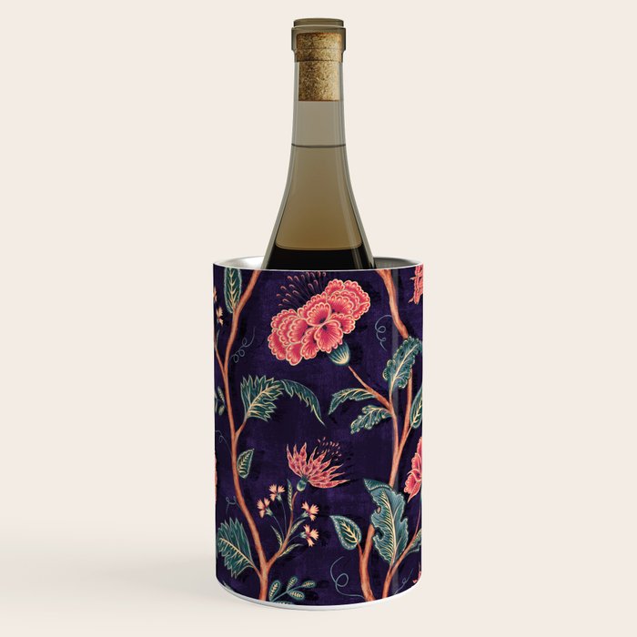 Indienne Vine - Deep Coral  Wine Chiller Gallery Image 1