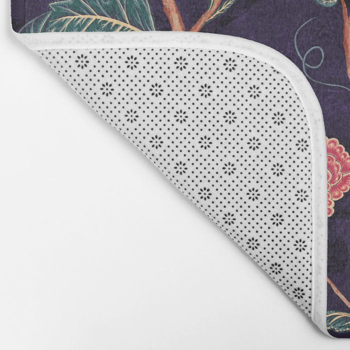 Indienne Vine - Deep Coral  Bath Mat Gallery Image 2